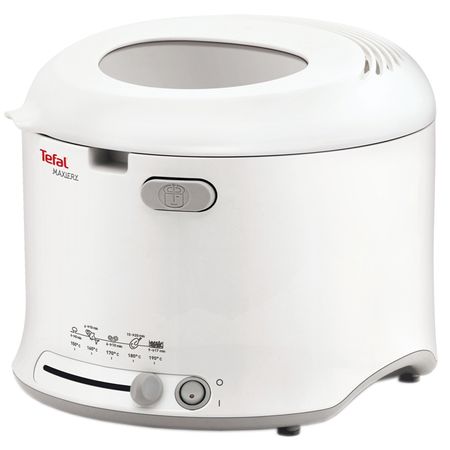 Фритюрник Tefal Uno Fryer FF123130, 1600 W, 1 кг, 1.6 л, Бял