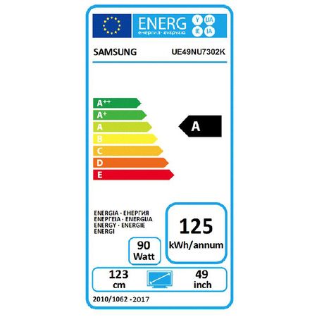 Телевизор LED Smart Samsung, Извит, 49" (123 см), 49NU7302, 4K Ultra HD