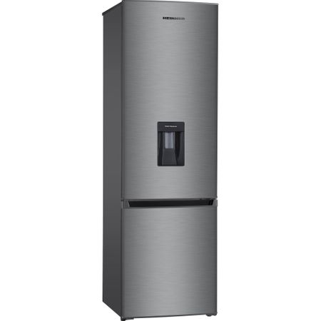 Хладилник с фризер Heinner HC-H273XWD+ 267 л, Диспенсър за вода, Клас A+, H 176 см, Inox