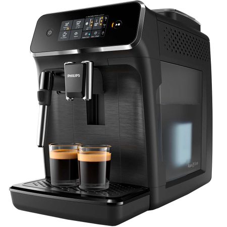 Кафеавтомат Philips EP2220/10, 15 bar, 1500 W, Система за разпенване на мляко, Керамични мелачки, Филтър AquaClean, сензорен екран