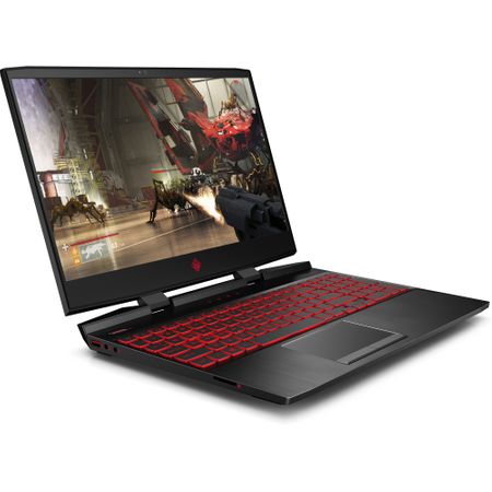 Лаптоп Gaming HP OMEN 15-dc0008nq with processor Intel® Core™ i5-8300H up to 4.00 GHz, Coffee Lake, 15.6", Full HD, IPS, 8GB, 256GB SSD, NVIDIA® GeForce® GTX 1050 Ti 4GB, Free DOS, Shadow Black