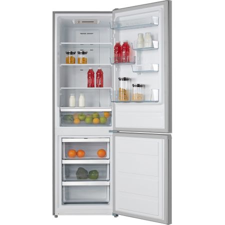 Хладилник с фризер Midea HD-400RWEN1, 295 л, Клас A+, Total No Frost, Височина 188 см, Inox