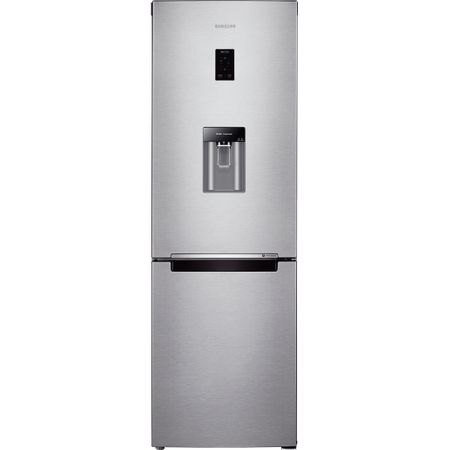 Хладилник с фризер Samsung RB33J3830SA/EF, 321 л, Клас A+, H 185 см, No Frost, Диспенсър за вода, Digital Inverter компресор, Display, Metal Graphite