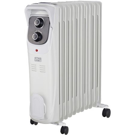Електрически радиатор Star-Light YOH11G, 2500 W, 11 Ребра, 3 Нива, Регулируем термостат, Защита от прегряване, Защита от замръзване, Индикатор, Сив