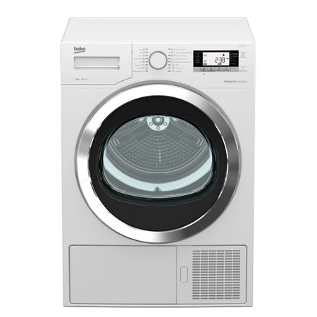 Сушилня Beko DPY8506GXB1, Термопомпа, 8 кг, 16 програми, OptiSense, Smart Dry, Baby Protect, Клас A+++, Бяла