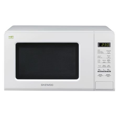 Микровълнова фурна Daewoo KOR-6M1BW, 20 л, 800 W, Дигитална, Бяла