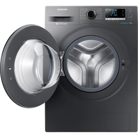 Пералня Samsung WW70J5446FX/LE, EcoBubble, Инверторен мотор, 7 кг, 1400 об/мин, Клас A+++, 60 см, Инокс