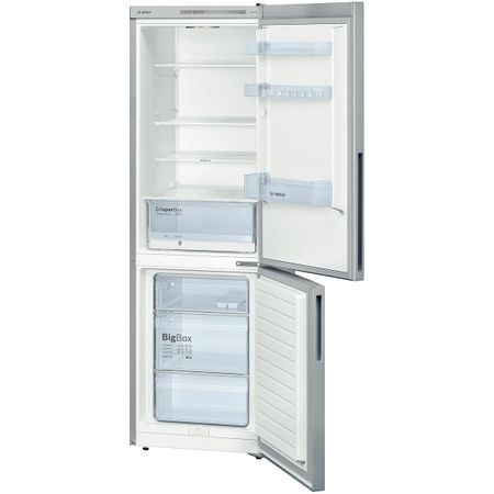 Хладилник с фризер Bosch KGV36UL30, 309 л, Клас A++, Low Frost, VarioZone, H 186 см, Инокс