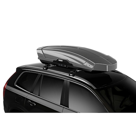 Автобокс Thule Motion XT Alpine Titan, Двустранно отваряне, Сив лак, 450 л, 232 x 95 x 35 cм