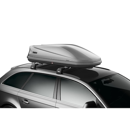 Автобокс Thule Touring M, Двойно отваряне, Сив, 400 л