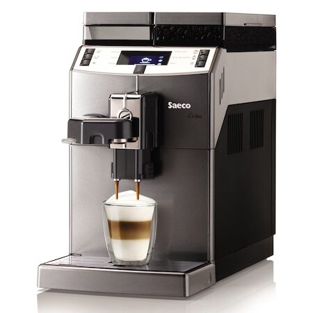 Кафеавтомат Saeco Lirika One Touch Cappuccino, 1850W, 15 bar, Мелачка от инокс, Сребрист