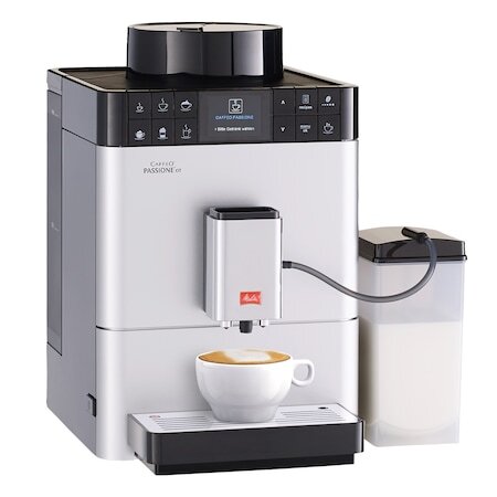 Кафеавтомат Automat Melitta® Passione OT, Система за разпенване на мляко One-Touch, 5 степени на смилане