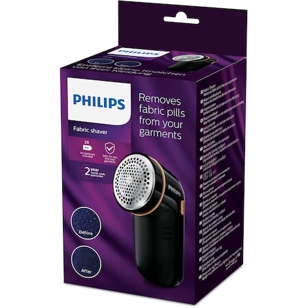 Пилинг за дрехи Philips GC026/80, 8800 ротации/мин, Черна