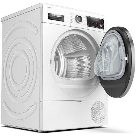 Сушилня Bosch WTX87M90BY, Термопомпа, 9 kg, 15 програми, Клас A++, AutoDry Technology, Бялa