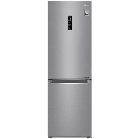 Хладилник с фризер LG GBB61PZHMN, 341 л, Клас E, No Frost, WiFi, H 186 см, Сребрист