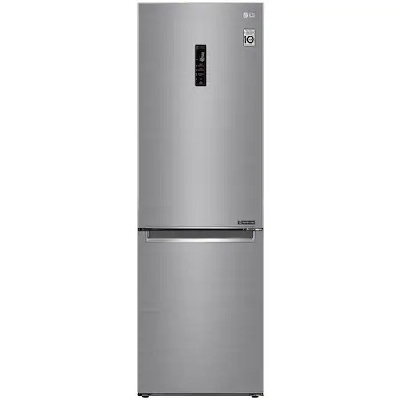 Хладилник с фризер LG GBB61PZHMN, 341 л, Клас E, No Frost, WiFi, H 186 см, Сребрист