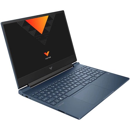 Лаптоп Gaming Victus by HP 15-fb0026nq, AMD Ryzen 5 5600H, 15.6 FHD, RAM 8GB, 512GB SSD, NVIDIA GeForce GTX 1650 4GB, FreeDOS, Performance Blue