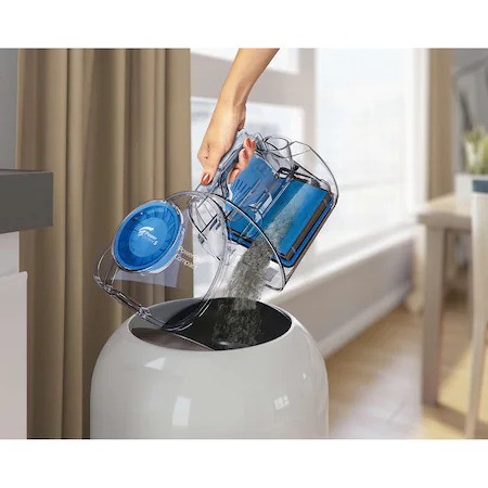 Прахосмукачка без торба Philips PowerPro Compact FC9334/09, 900 W, PowerCyclone 5, Четка TriActive, TurboBrush, Паркет, Филтър анти-алергичен ECARF, Зелена