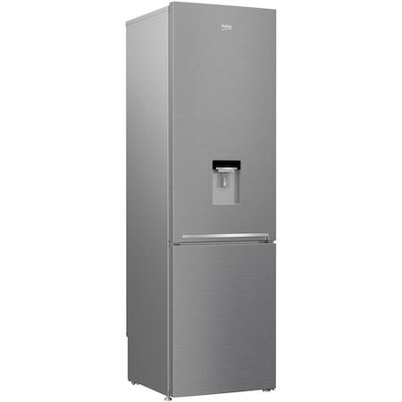 Хладилник с фризер Beko RCSA406K40DXBN, 386 л, Клас E, Диспенсър за вода, H 202.5 см, Сребрист