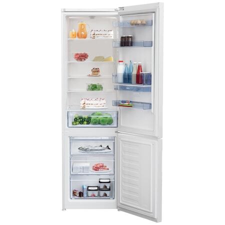 Хладилник с фризер Beko RCSA406K40DWN, 386 л, Клас E, Диспенсър за вода, H 202.5 см, Бял