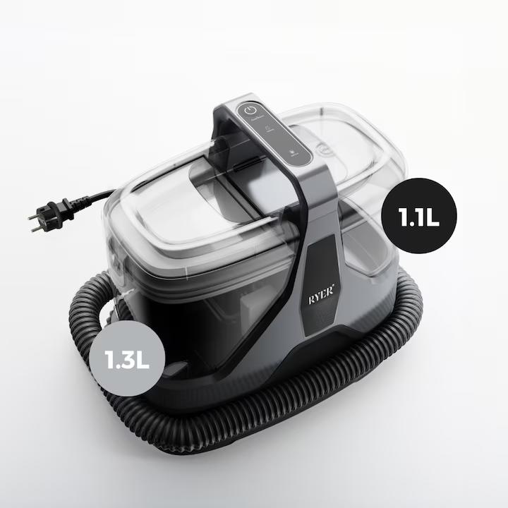 Професионална прахосмукачка с измиване Ryer Carpet Cleaner PLUS Injection-Extraction, Препарат за почистване на текстилни петна, килими, тапицерии, прозорци, подове Професионална прахосмукачка с измиване Ryer Carpet Cleaner PLUS Injection-Extraction, Препарат за почистване на текстилни петна, килими, тапицерии, прозорци, подове