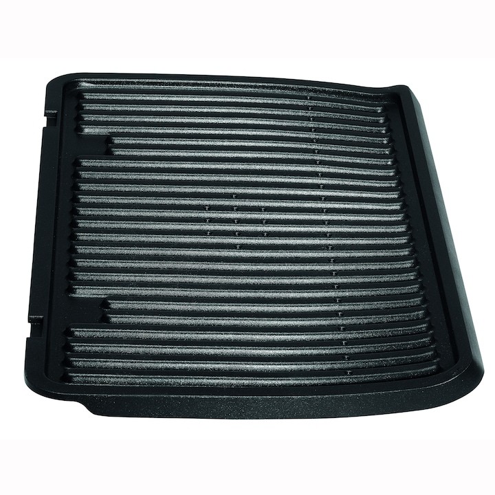 Електрическа скара Tefal GC724D12 OptiGrill+ XL Snacking & Baking, 2000W, 9 програми за готвене, Индикатор за ниво на готвене, Сваляеми плочи, Сребрист Електрическа скара Tefal GC724D12 OptiGrill+ XL Snacking & Baking, 2000W, 9 програми за готвене, Индикатор за ниво на готвене, Сваляеми плочи, Сребрист