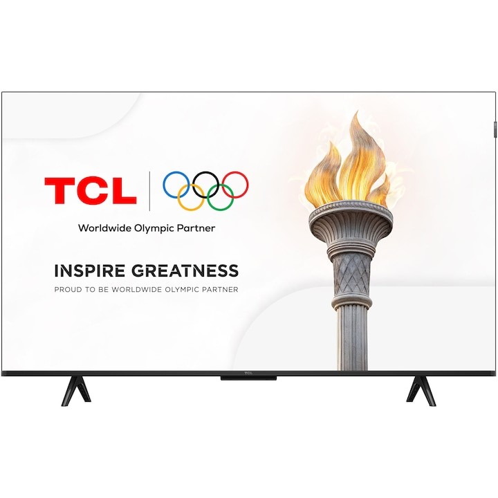 Телевизор TCL QLED 43P7K, 43" (108 см), Smart Google TV, 4K Ultra HD, Клас F